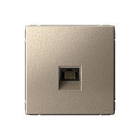 Розетка компьютерная без рамки Systeme Electric ArtGallery  1-м. RJ45 CAT 6А шампань картинка